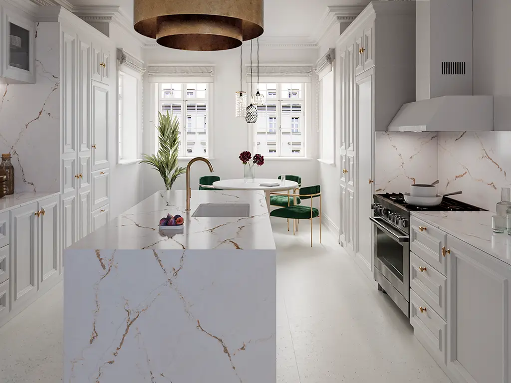 Cuisine en Silestone® Versailles Ivory | © Cosentino